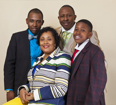 Apostle Andrew Scott's family